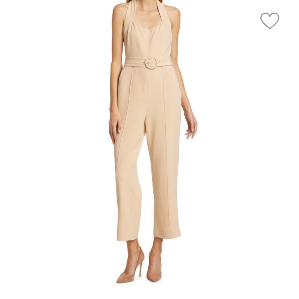 Simkhai Amiyah Halter Jumpsuit- White